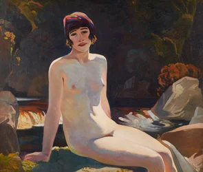 Cecile (Walton) em Crianlarich (em lona)