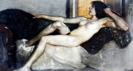 Estudo para Beauty Luxuriant, c.1919 (óleo sobre tela) (ver 468039)
