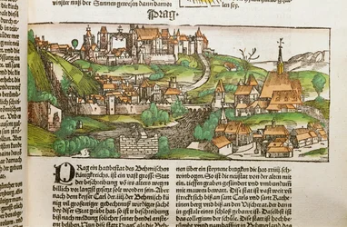 Uma vista da cidade de Praga
