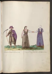 Homem e mulher búlgaros