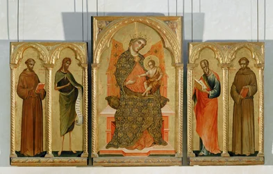 Centro: Nossa Senhora e a criança ...