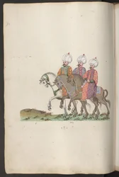 Cortesãos a cavalo