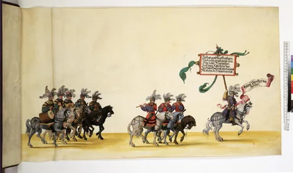 Página inteira: pormenor da Procissão do Triunfo, c.1550-1600