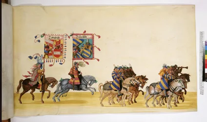 Página inteira: pormenor da Procissão do Triunfo, c.1550-1600
