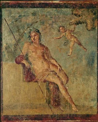 Ganimedes. Pintura mural de Pompeia, Itália