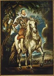 O Duque de Lerma a cavalo, c.1603 (pintura sobre tela)