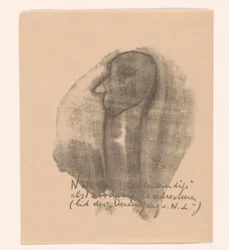 Caricatura de um homem de letras Idealistas II e Notas Adicionais (título original da série)