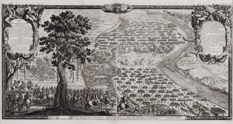 A Batalha de Varsóvia em julho de 1656