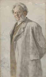 Retrato de Henrik Ibsen 1828-1906, 1895.