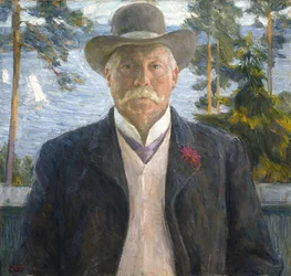 Retrato do compositor Thorvald Lammers 1841-1922, 1906.