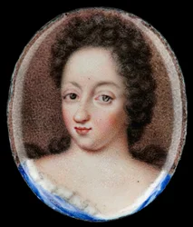 Miniatura da Rainha Ulrika Eleonora, a Velha da Suécia
