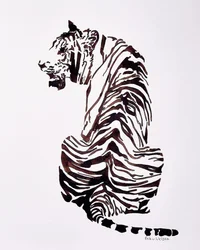 Majestoso tigre malhado