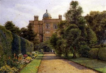 The Long Border, Doddington Hall, Nether Stowey, Somerset