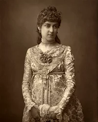 Angela Fenton, atriz britânica, 1887.