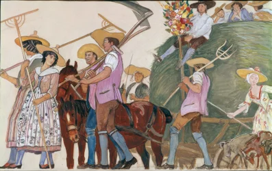 Procissão, O carro de feno