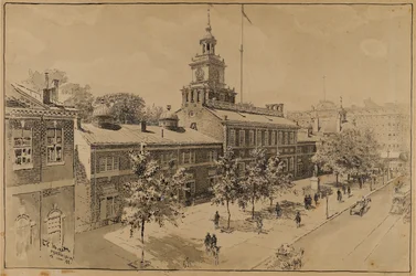Filadélfia, Independence Hall, Chestnut Street