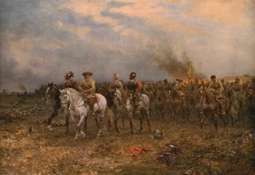 Cromwell em Marston Moor, 1909, cerca de 1930.