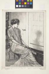 La Tanagra (gravura e ponto seco)