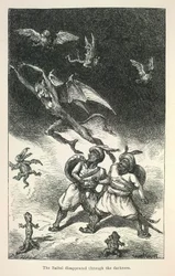Ilustração de Vikram e o Vampiro, de Richard Francis Burton