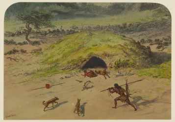 Cena pré-histórica, 1871