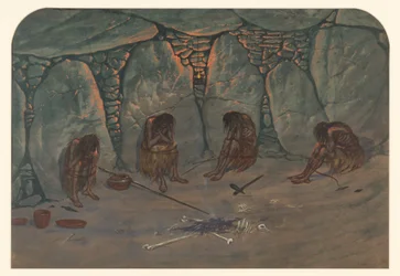 Cena pré-histórica, 1871