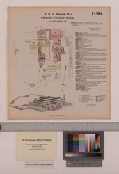 RWL Rasin & Co. Trabalhos de Fertilizantes Químicos, Baltimore, Maryland, Pesquisas Gerais Hexamer, 1880