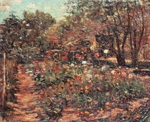 Garden Landscape, c.1915 (óleo sobre tela)