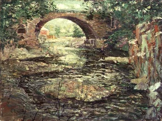 Ponte de Pedra Velha (óleo sobre tela)