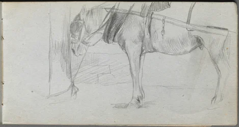 Sketchbook, página 06: Estudo de um cavalo