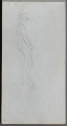 Sketchbook, página 11: Figura de perfil