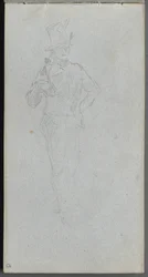 Sketchbook, página 15: Estudo de um soldado