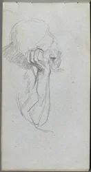 Sketchbook, página 16: Figura melancólica