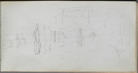 Sketchbook, página 40: Estudo em perspectiva.