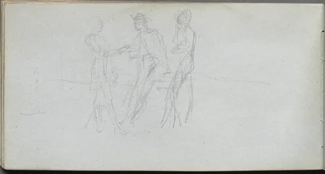 Sketchbook, página 42: Três figuras