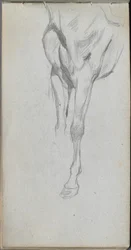Sketchbook, página 48: Estudo de um cavalo