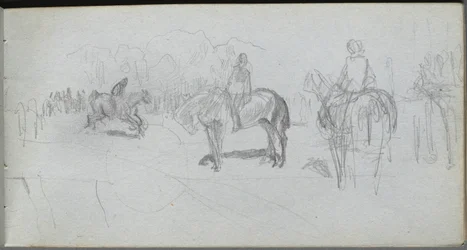 Caderno de desenho, página 52: Estudo de figura.