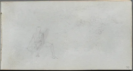 Sketchbook, página 77: Estudo de figuras