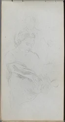 Sketchbook, página 82: Estudo de figuras.