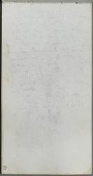Caderno de desenho, página 89: Notas.