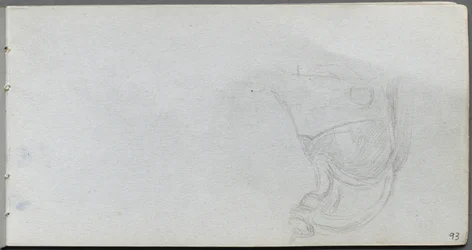 Sketchbook, página 93: Estudo de uma sela