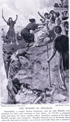 O assassinato de Megallis, 135 a.C.