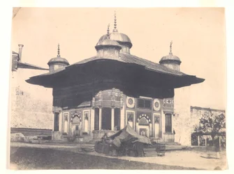 Fonte de Sofia, Constantinopla, c. 1854.