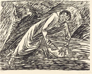 O Profeta Escritor São João em Patmos, 1919.