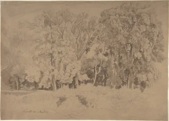 Orla de um bosque perto de Frascati