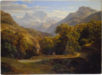 Paisagem montanhosa