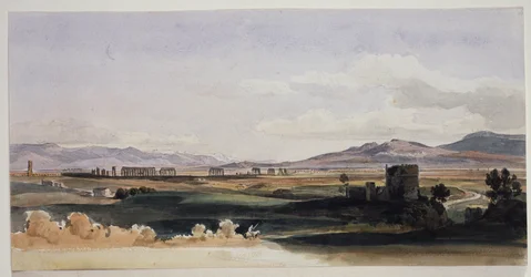 Campagna romana e os montes Albanos