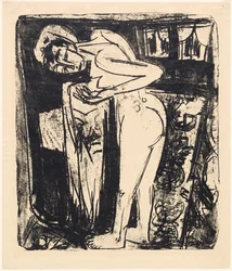 Nua em um quarto, 1921.