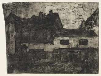 Antiga passagem entre casas em Dresden-Deuben
