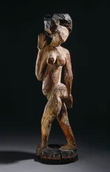 Dançarino com colar, 1910 (madeira pintada)