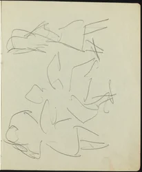 Dançarinos e Artistas (Página de um Sketchbook)
